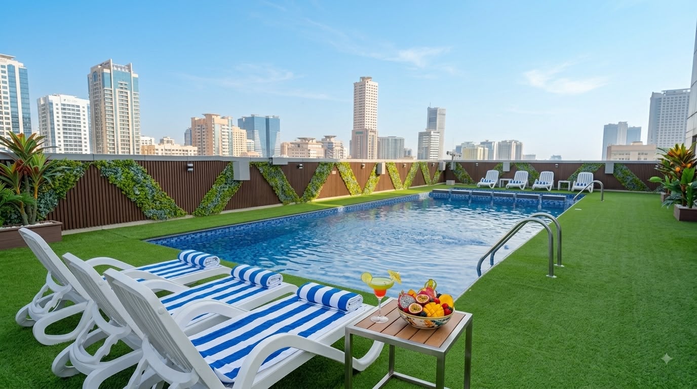 Royal Grand Suite Hotel Swimming Pool Al Nahda Sharjah
